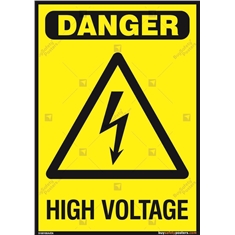 High Voltage Danger Sign
